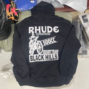 Sudaderas con capucha con foto Real para hombre y mujer, ropa informal con estampado negro, sudadera de gran tamaño, ropa de otoño e invierno