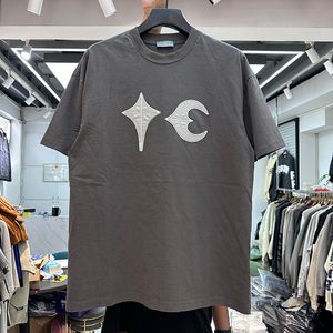 T-shirt à manches courtes et col rond pour homme, haut décontracté et à la mode, avec de vraies photos imprimées