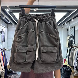 Vraies photos Shorts survêtement pantalon d'été étoile imprimé hommes femmes cordon pantalon court vacances Hip Hop vêtements