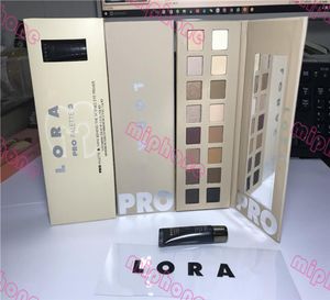 Real S Lora Pro 3 Palette 16 Color Shimmer Matte Eye Shadow Palette Mini en coulisses Primer Eye Dhl 6397241