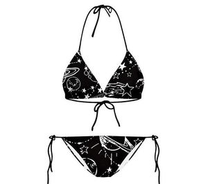 Realfine Zomer Zwemkleding Sex Bikini Set Klassieke Zwemkleding voor Vrouwen Verontruste Pring Split Badpak Gratis Grootte Groothandel Y03