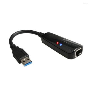 Realtek / RTL8153 Adaptateur de carte réseau USB 3.0 à Ethernet RJ45 LAN Gigabit Internet pour Windows 7/8/10 / XP