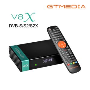 Récepteurs GTMEDIA V8X Prise en charge IKS Satellite Récepteur Satellite DVBS / S2 / S2X H.265 CA SLOT SLOT BECKING WIFI YOUTUBE SET TOP TOP BOX