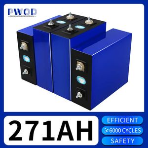 Batterie LifePO4 rechargeable 280AH 271AH Lithium Iron Phosphate Cell pour golf chariot RV Boat Solar Battery Energy Storage System
