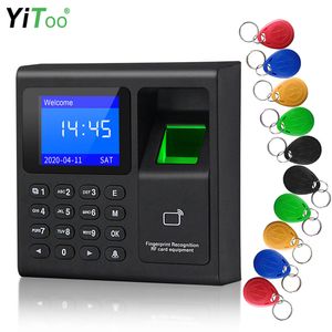 Système de reconnaissance YiToo F30 Machine de présence d'empreintes digitales Clavier RFID Contrôle d'accès Horloge électrique Enregistreur USB Gestion des données avec clés 230712