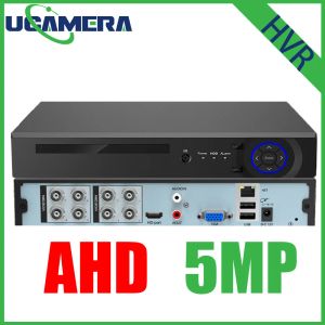 Enregistreur 6 en 1 4CH 8CH 5MP 4MP 1080P AHD DVR Sécurité de surveillance CCTV Recorder 3G WiFi Hybrid DVR NVR pour analogique