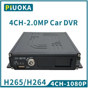 Registrador AHD1080P 4 canales CAR MDVR CAR MOTOCINA VISIÓN DE SEGURIDAD FHD VIDEO CAR RECORDOR DE VIDE