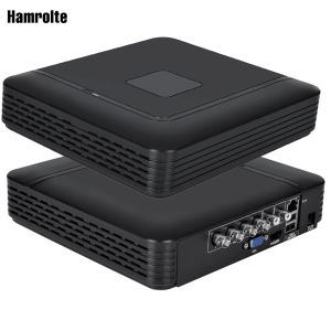Enregistreur Hamrolte 4CH 1080N Home Security DVR TVI.CVI .AHDNH 5IN1 Hybrid Digital Video Recorder pour Caméra AHD, caméra analogique, appareil photo IP.