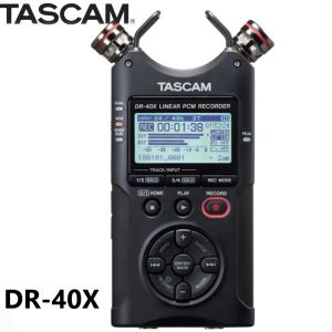 Enregistreur Tascam DR40X DR40X Portable Portable Four Track Digital Audio Recorder Penter Interview Recorder USB Audio Interface