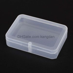 Boîte en plastique rectangulaire, cartes à jouer transparentes de haute qualité, boîtes de rangement en PP, caisse d'emballage