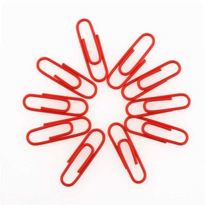 Couleurs rouges 28/33/50mm taille accessoires trombones bloc-notes bloc-notes trombones étudiant fournitures de bureau stationnaire