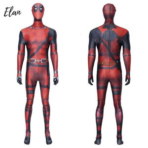 Costume de Cosplay soldat rouge mort, déguisement Wade, combinaison Wade pour hommes, body fantaisie, Costume de fête d'halloween