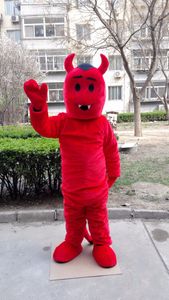 Costume de mascotte diable rouge, costume fantaisie personnalisé, kits d'anime, robe fantaisie de carnaval, 41143