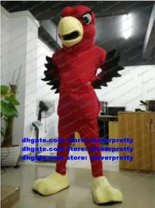 Costume de mascotte de faucon d'aigle rouge, Tercel Tiercel, faucon, vautour, personnage de dessin animé pour adulte, Attractions touristiques, mignon et adorable, zx2064