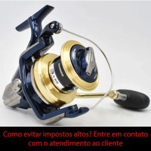 Carretes SHIMANO BULL'S EYE Spinning Carrete de pesca para Surf casting 5 + 1BB SURF Reel Lanzamiento de pesca 12 KG Potencia 4.3: 1 Ratio 445 g Peso