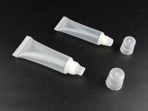 Botellas de embalaje Tubos de brillo de labios suaves recargables 8 ml 10 ml 15 ml 5 ml Maquillaje DIY Tubo de brillo de labios vacío de plástico