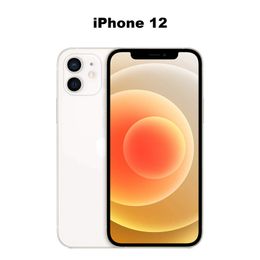 Apple iPhone 12 remis à neuf 64 Go / 128 Go ROM Débloqué Smartphone Face ID 6.1 "Écran OLED A14 Bionic Chip 12MP Appareil photo 5G Téléphone portable