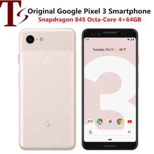 Google Pixel 3 Octa Core remis à neuf 5,5 pouces Téléphones SIM 4G LTE simples 4 Go de RAM 64 Go ROM 12MP Android Smartphone débloqué d'origine 1pc