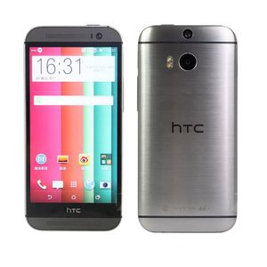 Reacondicionado HTC One M8 2GB RAM 32GB ROM Quad Core Android 4.4 WIFI GPS 5 pulgadas 3G WCDMA Teléfono Caja sellada Opcional
