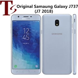 Samsung Galaxy J737 J737v J7 2018 d'origine remis à neuf Android 8.0 Octa Core 5,5 pouces 1280x720 2 Go de RAM 16 Go de ROM 13MP smartphone 10pcs