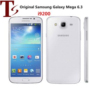 Telefones Samsung Galaxy Mega i9200 originais recondicionados 6,3 polegadas Dual Core 1,5 GB RAM 16 GB ROM 8 MP Desbloqueado Smart Phone