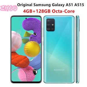 Samsung Galaxy A51 A515 6,5 pouces 128 Go ROM 4G LTE Phone Mobile Octa-core Smartphone