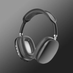 1x P9 Pro Max Wireless Over-Ear Bluetooth auriculares ajustables ajustables Cancelación de ruido activo HiFi STEREO SONEN PARA