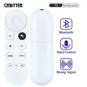 Remote Controlers Bluetooth Voice Control For 2024 Google TV Chromecast 4K Snow G9N9N Replacement GA10919 GA01920 GA01923