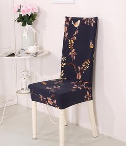 Impression amovible Spandex Stretch Couvre de chaise élastique Appliquer au banquet de mariage du restaurant El Dining Chair3237976