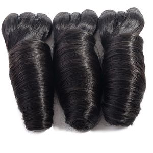 Remy cheveux humains faisceaux indien funmi cheveux bouclés extensions de tissage printemps curl cheveux faisceaux 3 pièces dhl gratuit