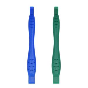 Outils de réparation 118mm bleu vert fibre de carbone en plastique trempé outil de levier à double extrémité ouverture Spudger de pied de biche pour téléphone portable tablette PC Dro Otupq