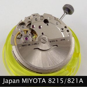 Kits de herramientas de reparación 21 Joyas Miyota 8215 821a Hack Second Det Fecha Ventana Automática de movimiento mecánico Accesorios Reemplazos de oro 230817