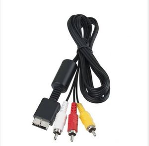 High-Quality Composite RCA AV Cable for Sony PlayStation 2 (PS2) and PlayStation 3 (PS3) - Durable Audio Video Cord