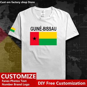 República de Guinea Bissau GNB país camiseta personalizada Jersey Fans DIY nombre número High Street moda suelta Casual camiseta 220616