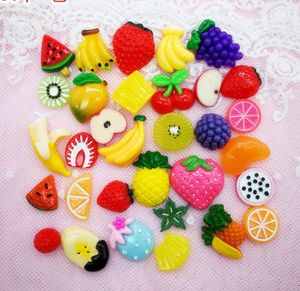 Outils d'artisanat Simulation de sac de fruits en résine bricolage argile matériel de coque de téléphone portable accessoires adhésifs en gros crème