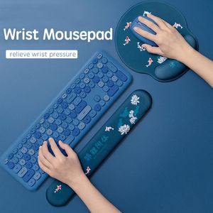 Repose tapis de souris ordinateur de bureau Gamer repose-poignet support de main clavier chinois tapis de coussin ordinateur portable de jeu tapis de souris antidérapant bracelet