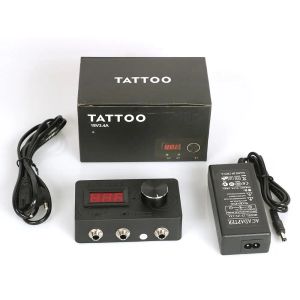 Reste la tension d'alimentation de tatouage Transformateur de transformateur LED ALIMENTATION DU TATOUT numérique avec adaptateur pour le tatouage rotatif de bobine Guntattoo Hine