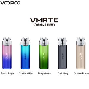 Vente au détail !! Kit d'origine VOOPOO Vmate Infinity Edition 17W Vape 3 ml 900 mAh Batterie adaptée à la cartouche Vmate V2 0,7 ohm / 1,2 ohm VS V.THRU Pro Pod Vaporisateur E Cigarette
