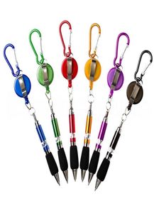 Clip de courroie de stylo de golf de golf rétractable Roule de golf avec carabiner snap hook couleur aléatoire accessoires de golf extérieur3475269