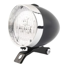 Retro bicicleta bicicleta 3 LED luz delantera faro Vintage linterna lámpara nuevo envío gratis