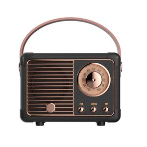 Rétro Bluetooth 5.0 Haut-parleurs sans fil Mini basse Audio portable Restauration Radio HM11 Haut-parleur extérieur Carte TF 10 styles Total DHL / UPS