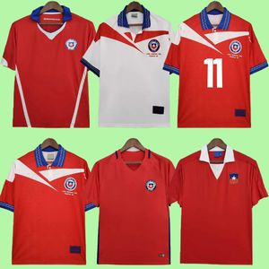 Camisetas de fútbol retro de chile 1982 1998 2014 2016 hogar lejos vintage clásico 82 98 14 16 17 Uniforme SALAS ZAMORANO VIDAL ALEXIS M.GONZALEZ PIZARRO ARANGUI camisetas de fútbol