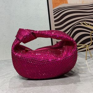 Bolsos de noche Retro hechos a mano con diamantes calientes, bolsos de diseñador para mujer, bolsos de moda de gran capacidad para mujer, nuevos bolsos de lujo