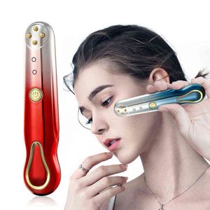 RF Eye Massager Anti Puffiness s Lifting Beauty Machine Elimina s Dags Dark Circle Skin Tightening Face Wrinkle Remover 220520