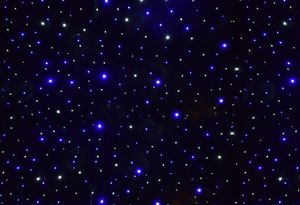 Iluminación de escenario de tela de cortina estrellada LED colorida RGB