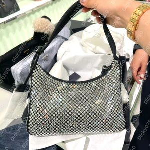 Rhinestone 2005 Nylon Designers Bags Womens Dicky0750 Diamond bolsos de cuero Diamonds bolso Canvas Hobo crystal bandolera mujer Tote lady monedero Fruncido