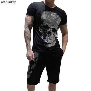 Rhinestone Philipps Graphic Plein Bear Impreso camiseta Skull Pp Hombres Diseñador de camiseta para hombre Camisetas Ropa de marca Bling Stone Classical High Quality44