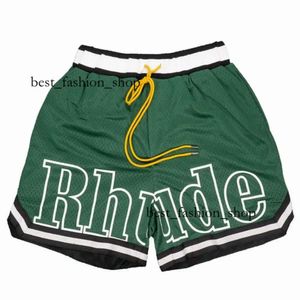 Rhude Shorts de alta calidad 24SS Sport Summer Diseñadores de verano Mens Basketball Court Trunks Sweat Senna Flight Flighting Bottoms compra 721