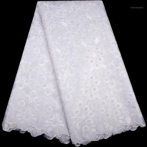 Ruban 2021 Derniers lacets nigéria Swiss Laces Haute Qualité Voile Suisse Coton Tissu de dentelle sec africaine pour homme Femmes A9831