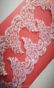 Ruban délicat 1yard whiteivory Cording tissu fleur Venis Venise Mesh dentelle Trime Applique Couture Certe pour le mariage 20cm8292818